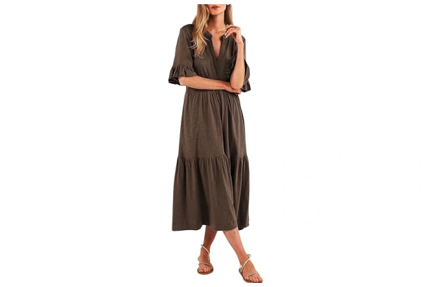 J.Crew Tiered Maxi Dress