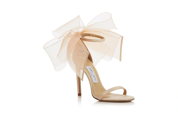 Jimmy Choo Satin Bridal Heels