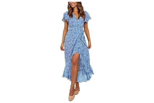 Zara Printed Midi Dress