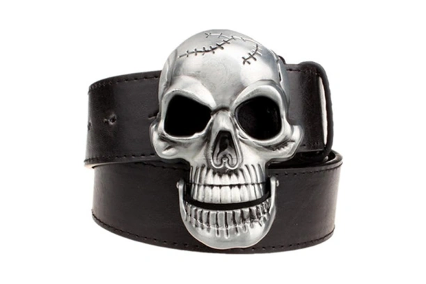 Alexander McQueen Skull Buckle Belt