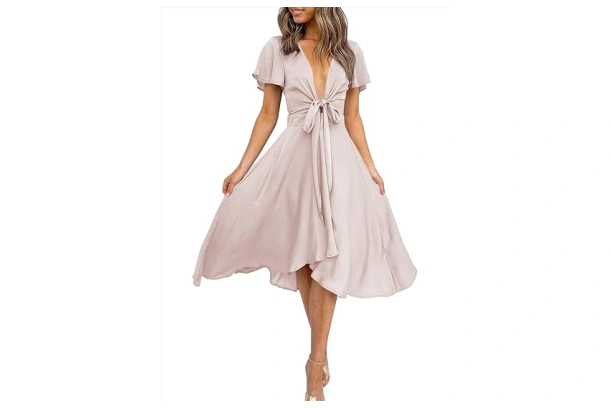 ASOS DESIGN Curve Midi Tea Dress