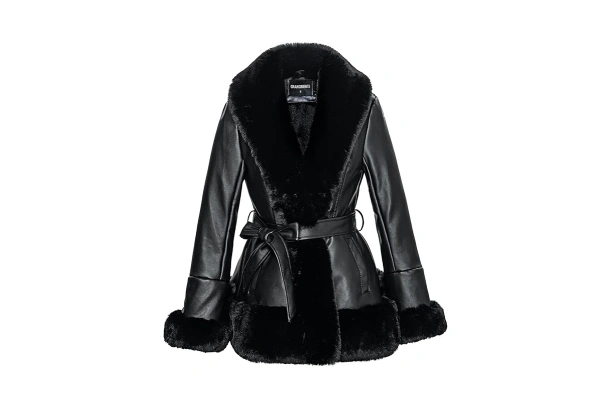 Topshop Faux Fur Coat
