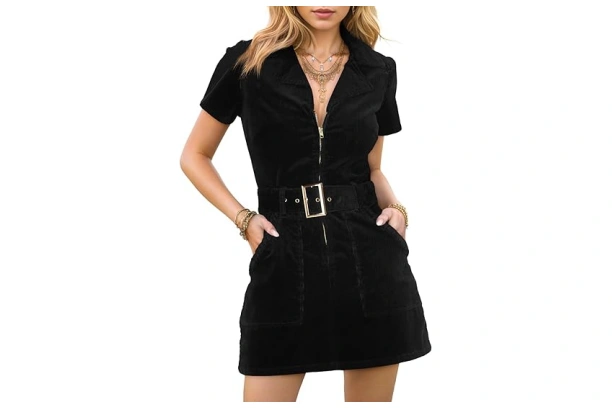 Other Stories Belted Mini Dress